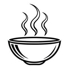 A stylish and artistic restaurant logo, featuring a circular plate with a fork and spoon in a balanced composition, symbolizing delicious meals and high-quality service.