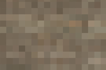 Gradient brown background. Creative texture from brown squares for publication, design, poster, calendar, post, screensaver, wallpaper, postcard, cover, banner, website. Vector illustration