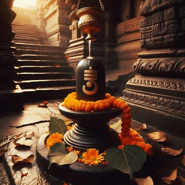Om namah Shivay shivling Puja in savan