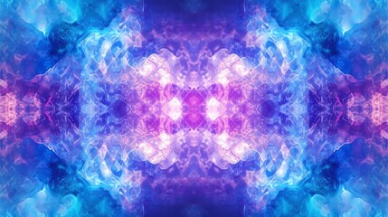 A Vibrant, Kaleidoscopic Image With Swirling Blues, Purples, And Pinks, Creating A Dreamy, Ethereal Atmosphere.