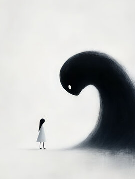Surreal People Scenes Wallart 