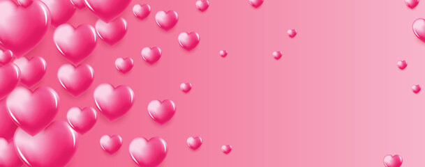 Valentine day sale background, heats flying on the sky, art style, Vector illustration stock illustration