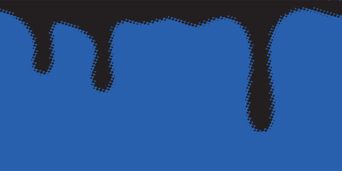 Paint dripping. Dripping liquid. Paint flows. Current paint, stains. Current drops. Current inks. Vector illustration. Flowing liquid. Stencil drops. Paint splatter. Molten. Chocolate drops. Oil drop