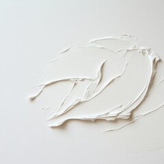 Minimalist Beauty Aesthetics White Textured Brushstrokes for Skincare Marketing and Modern Wellness Branding - Clean Design for Contemporary Beauty Spaces