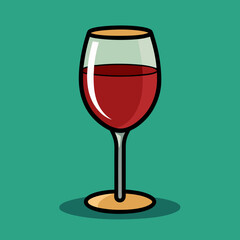glass of red wine