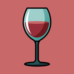 glass of red wine