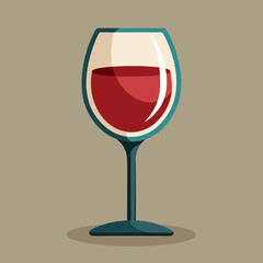 glass of red wine