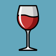 glass of red wine
