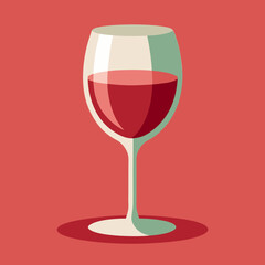 glass of red wine