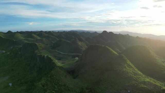 Ome&ntilde;a Peak, Cebu highest peak, with lush greenery and panoramic overviews of the island landscape