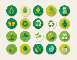 Whimsical Mascot Designs for Eco-Friendly Brands - Vector Illustration