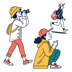 Creative Avatars for Business and Social Media - Flat Character Illustrations