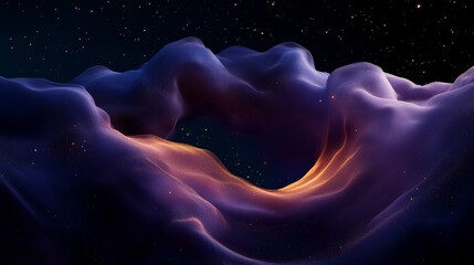 Celestial Luxury Art Vibrant Swirling Nebula with Gemini Symbol in Dynamic Blues and Golds - Premium Mystic Decor for Digital Marketing and Astrology Branding