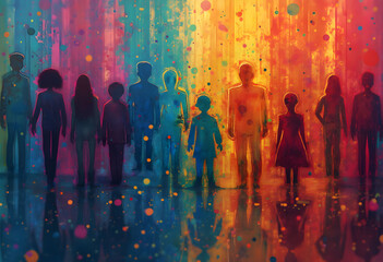 Diversity and inclusion poster. Diversity, equity and inclusion concept
