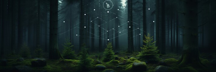 Simple coordinate system diagram illustrating cardinal directions and connecting road