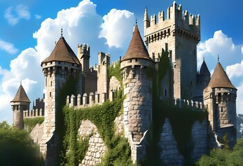 Fototapeta premium castle wall