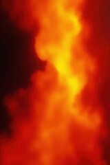 Fototapeta premium Fiery orange and yellow blaze texture, intense heat , backdrop, burning background