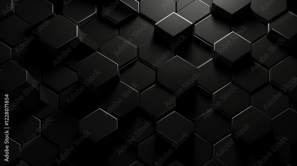 Poster graphite honeycomb background design featuring evenly distributed hexagons across the surface