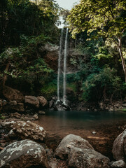 Aerial View of Waterfall in El Valle de Antón – Panama Nature in 4K
