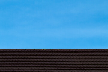roof and sky of the house