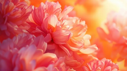 A Vibrant Background with Hot Pink and Coral Tones