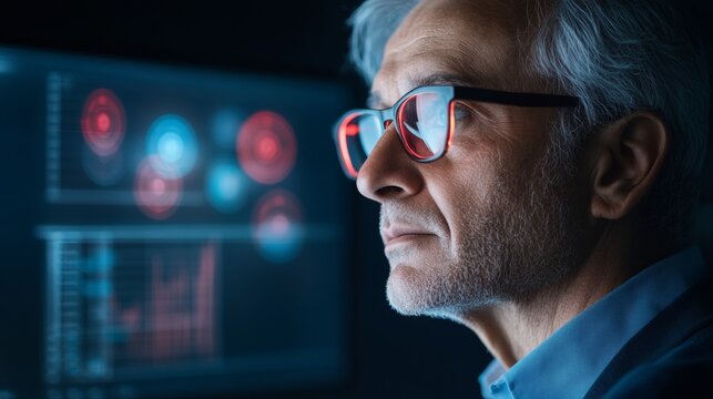 Data-Driven Decision Making in Government Indian Man Analyzing Open Data Portals - Modern Transparency Solutions for Urban Development and Digital Governance