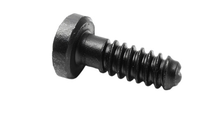 Fototapeta premium Isolated iron nuts on transparent background