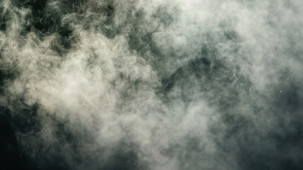 Naklejka premium smoke on black background