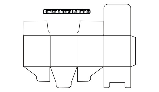 die, die cut, cardboard box dieline, box die-line, die-line,box dieline, dieline template