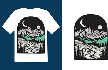 t shirt design with travel