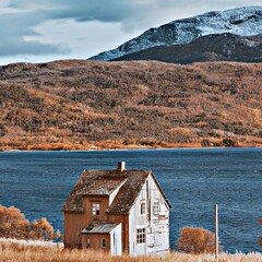 house in the mountains