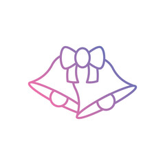 Wedding Bell icon vector stock illustration