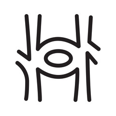 Bladder outline icons, minimalist vector illustration, simple concept, editable stroke, Isolated on white background