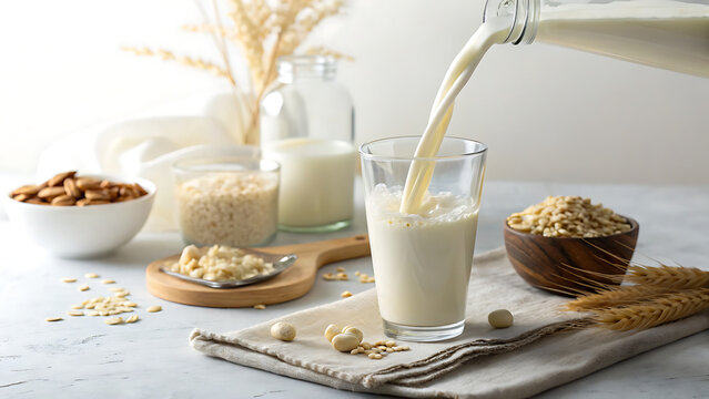 glass of milk and cookies