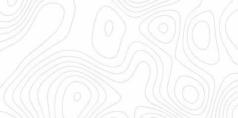 Topographic map background geographic line map with seamless ornament design. The black on white contours vector topography stylized height of the lines map.