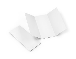An image of a Trifold Brochure isolated on a white background