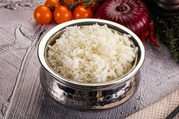 Indian cuisine Steamed basmati rice