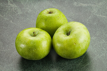 Sweet and juicy green apple