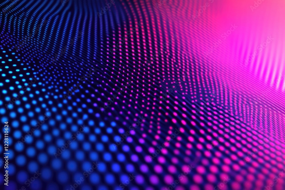 Poster bright and colorful digital abstract art. this image features a mix of vibrant colors, bokeh lights,