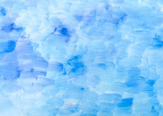 abstract blue background with watercolor painted