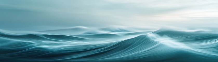 long exposure sea waves