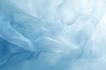 Obraz premium Flowing blue fabric with a soft and delicate texture