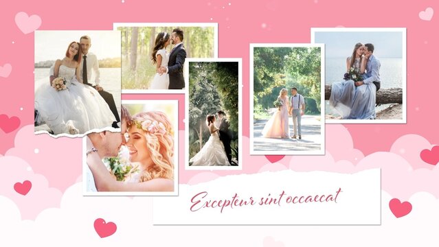 Romantic Valentine Hearts Picture Slideshow
