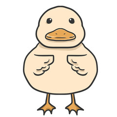 little dog and duck/living things on earth