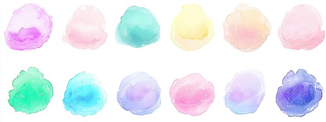 Watercolor Floral Frames: A set featuring delightful vintage floral designs