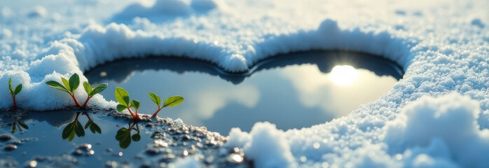 Heart of Spring Amidst Winter&rsquo;s Chill