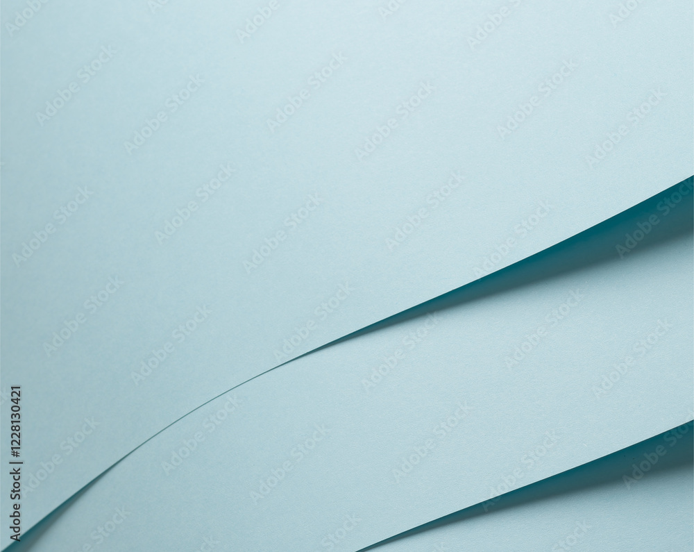 Aufkleber sky blue paper background with a smooth matte finish and soft pastel tones. subtle and calming, it f