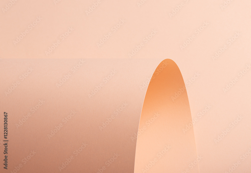 Aufkleber soft pink and peach paper background with a delicate and refined texture. featuring a stylish satin 