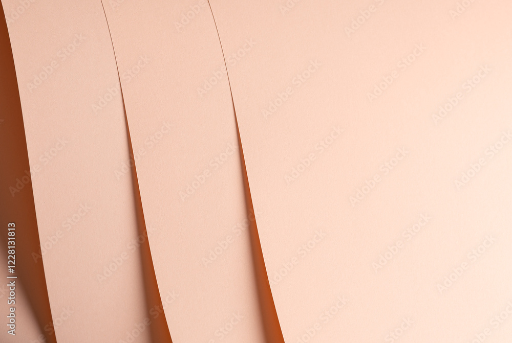 Aufkleber a soft pink and peach paper background with a smooth, matte texture. the gentle pastel tones create 