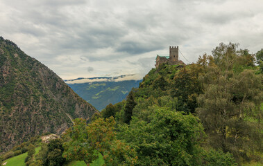 Castle Juval from Reinhold Messner mountaineer ion italy tirol